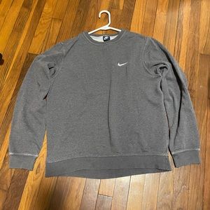 Nike grey crew neck size large